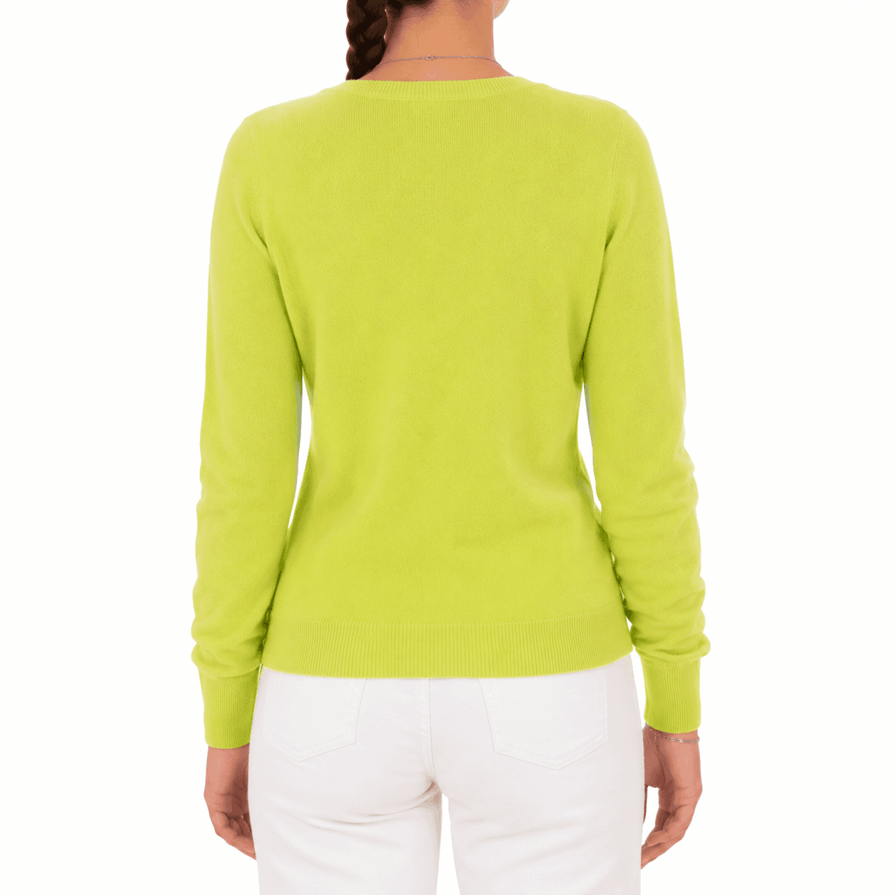 Maglia cashmere girocollo