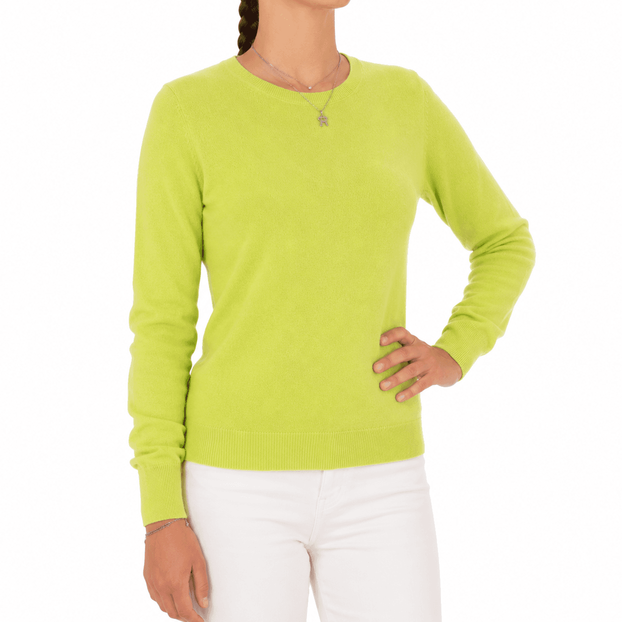 Emilio Romanelli Maglia cashmere girocollo