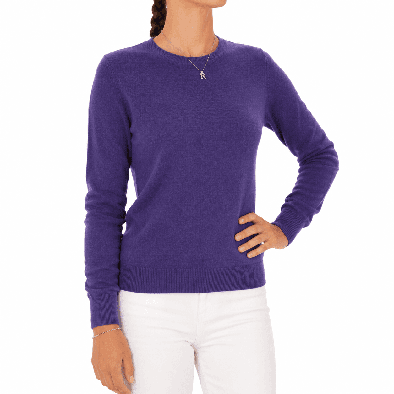 Emilio Romanelli Maglia cashmere girocollo