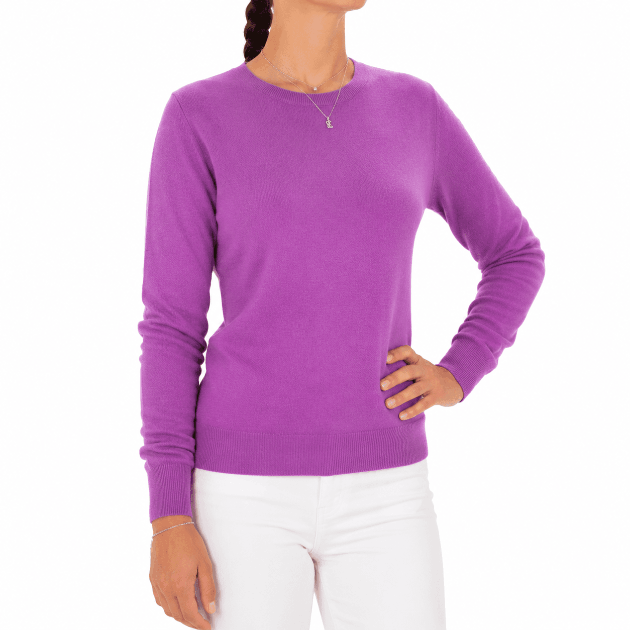 Emilio Romanelli Maglia cashmere girocollo