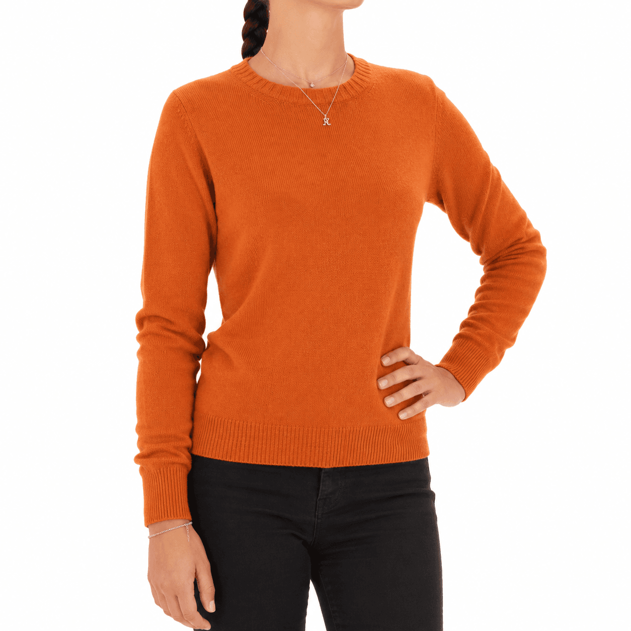 Emilio Romanelli Maglia cashmere girocollo