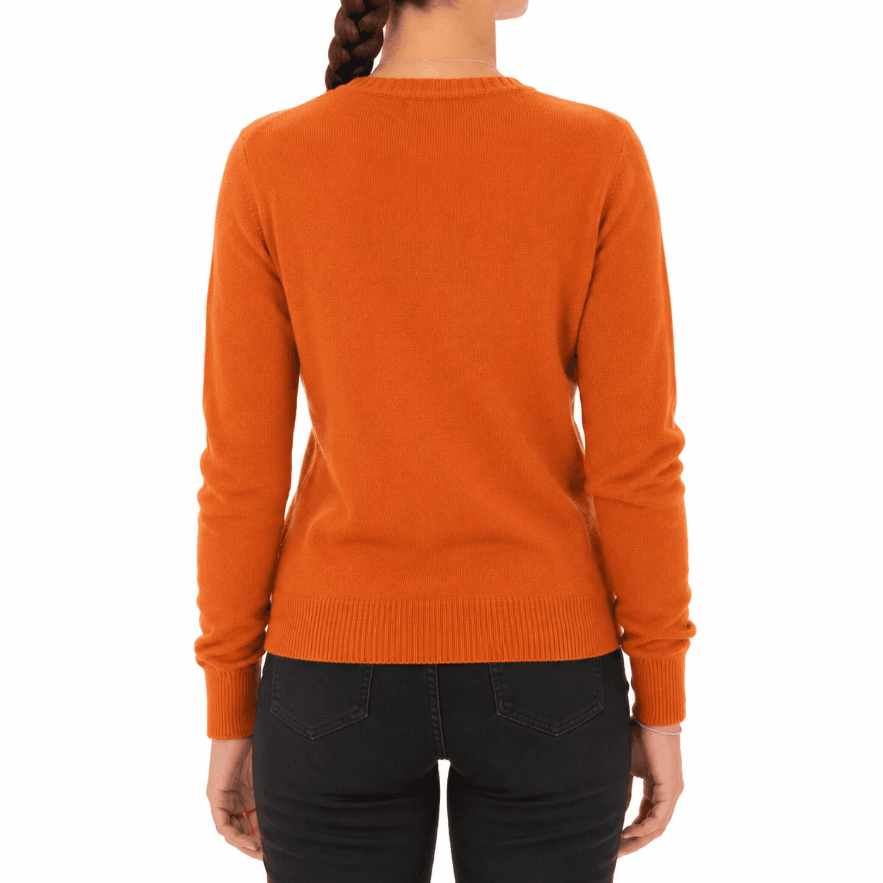 Maglia cashmere girocollo