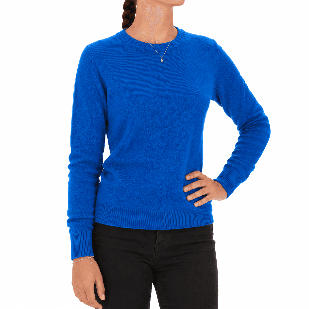 Emilio Romanelli Maglia cashmere girocollo