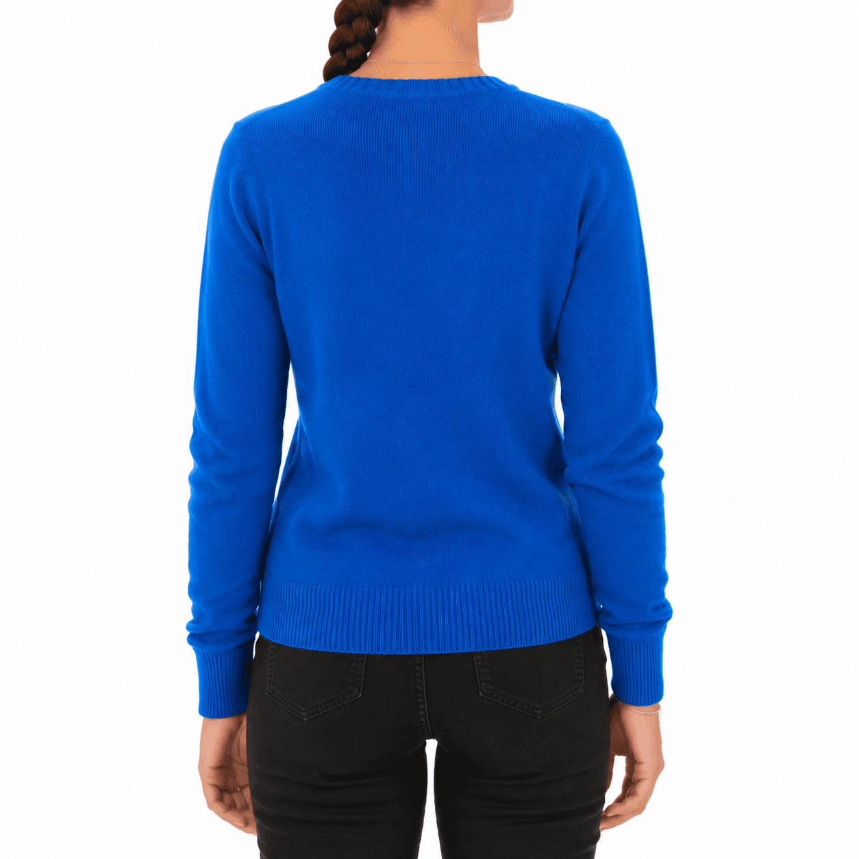 Maglia cashmere girocollo