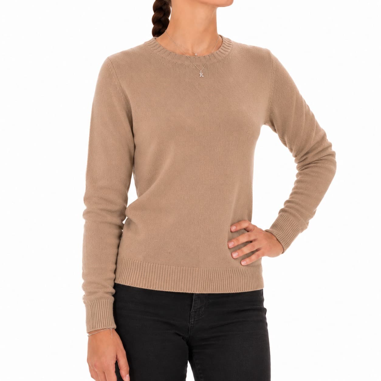Emilio Romanelli Maglia cashmere girocollo