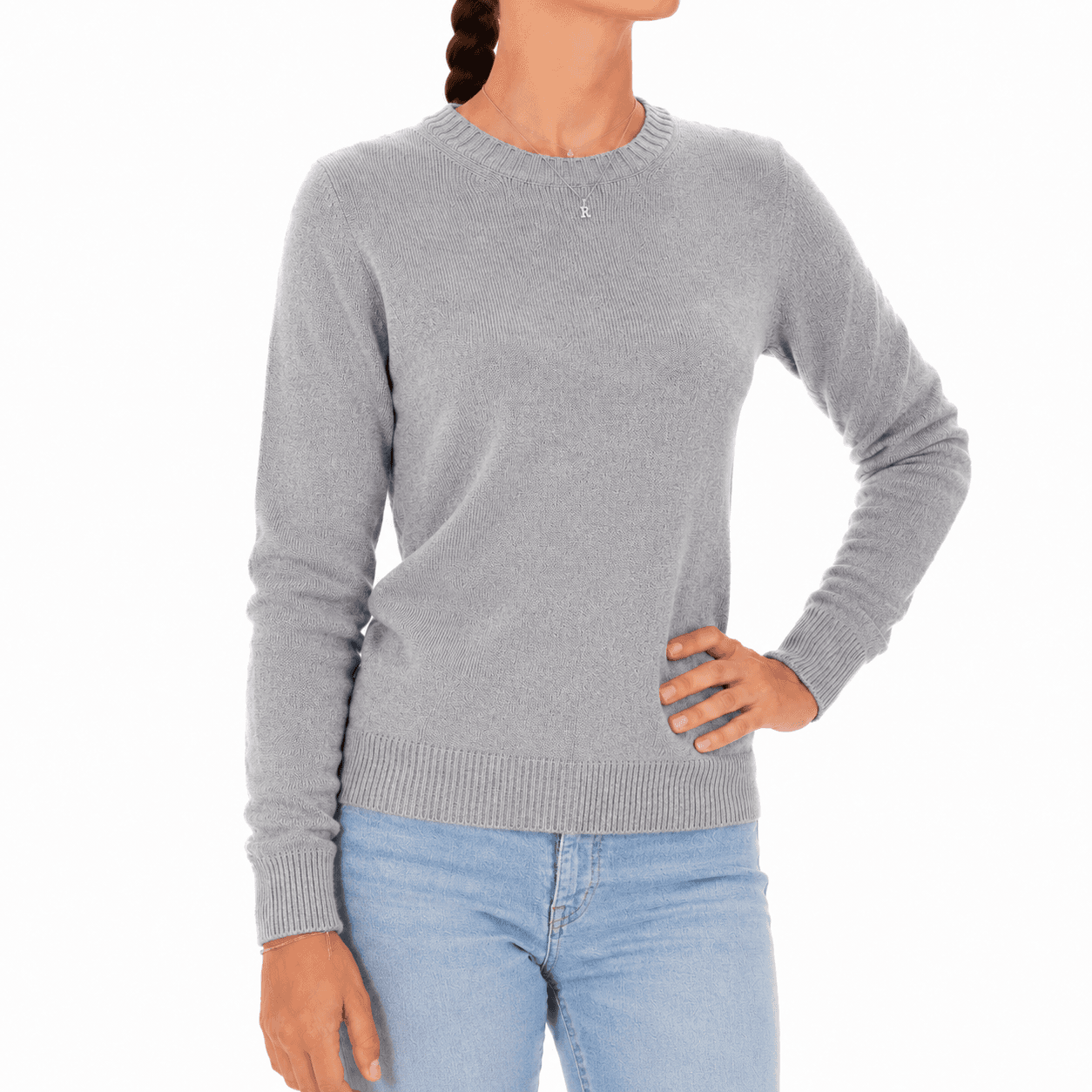 Emilio Romanelli Maglia cashmere girocollo