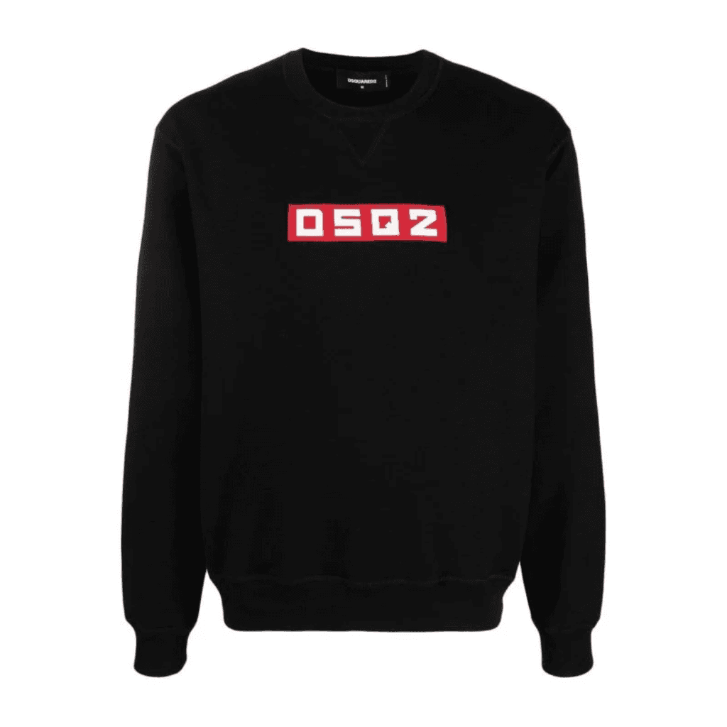 Dsquared2 Felpa girocollo patch logo