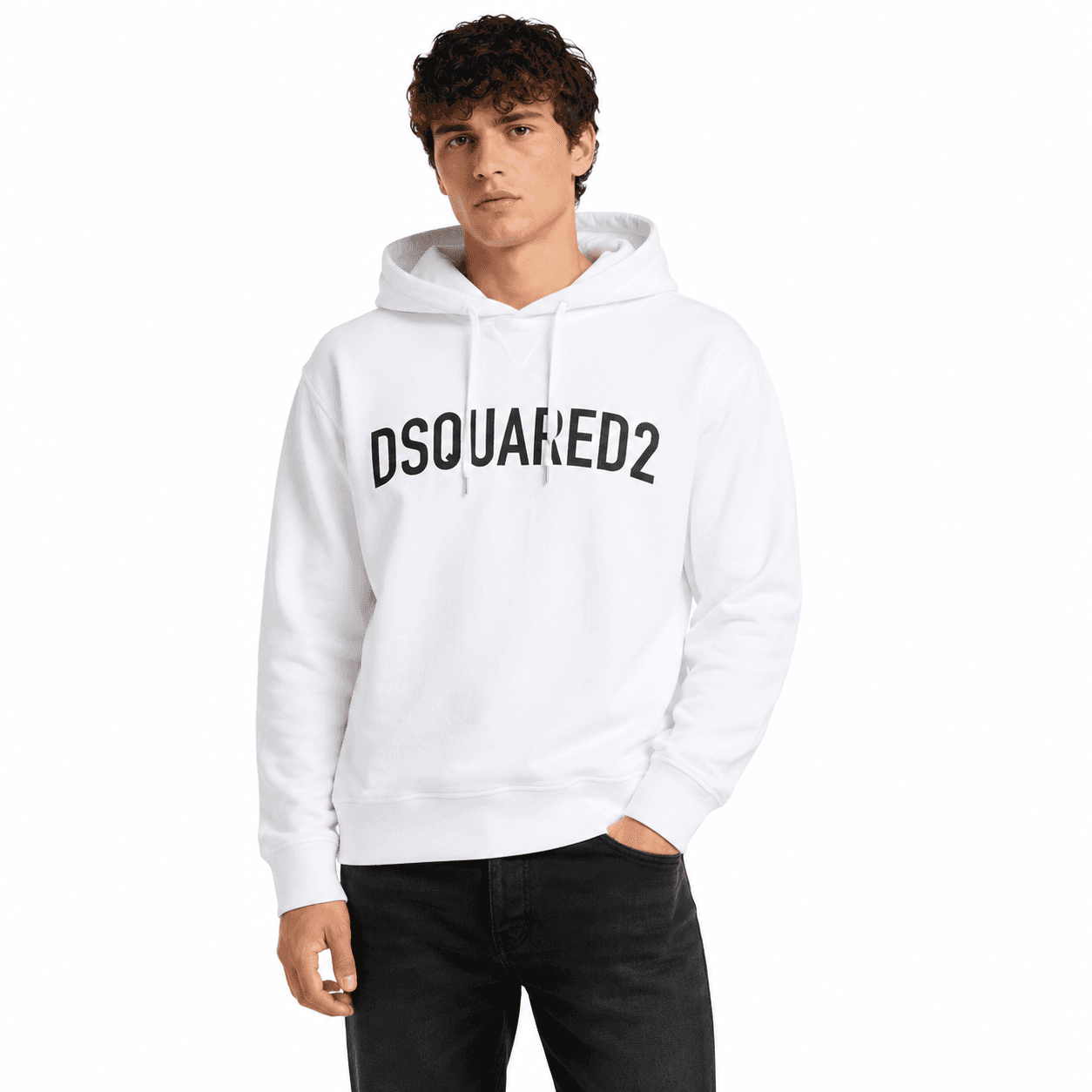 Dsquared2 Felpa con stampa logo
