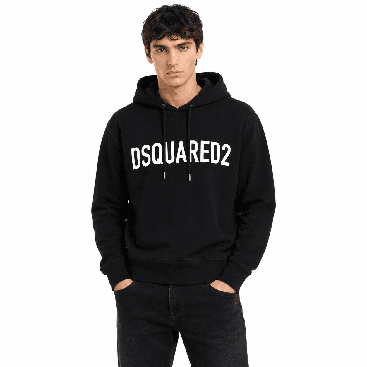 Dsquared2 Felpa con stampa logo