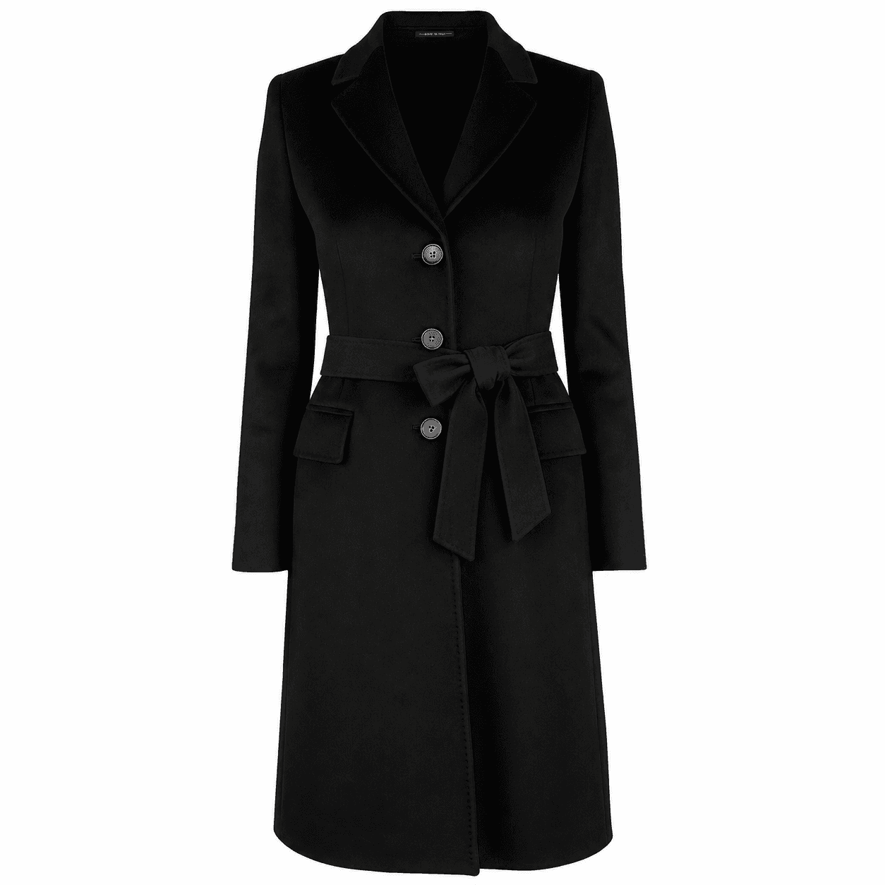 Loro Piana Tessuto Cappotto capolavoro nero
