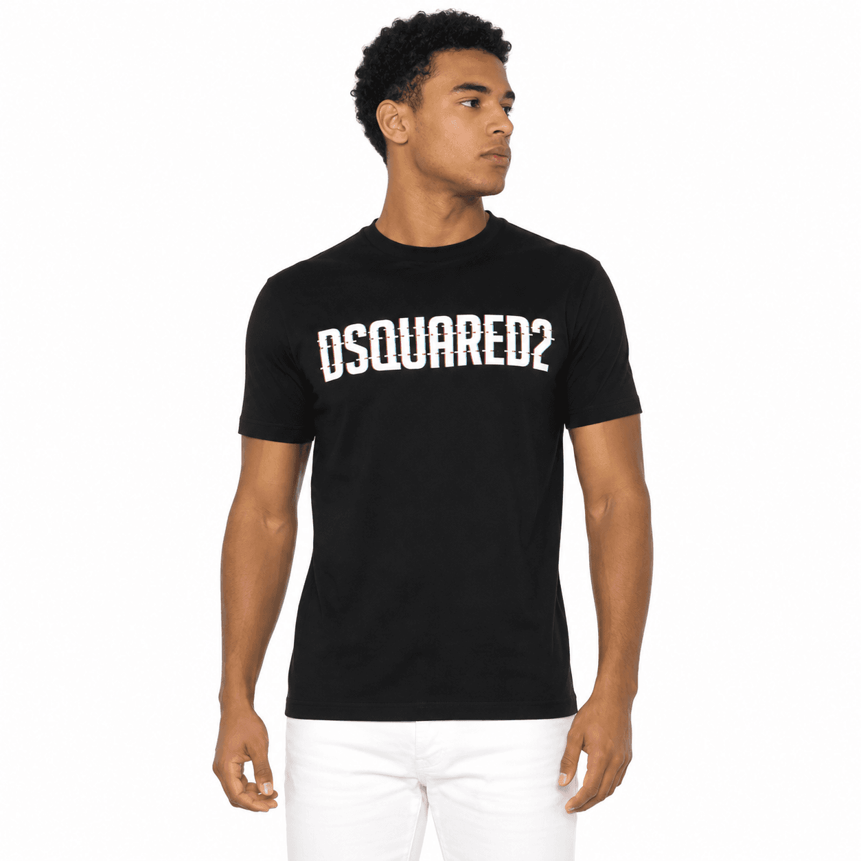 Dsquared2 Maglietta logo glitch