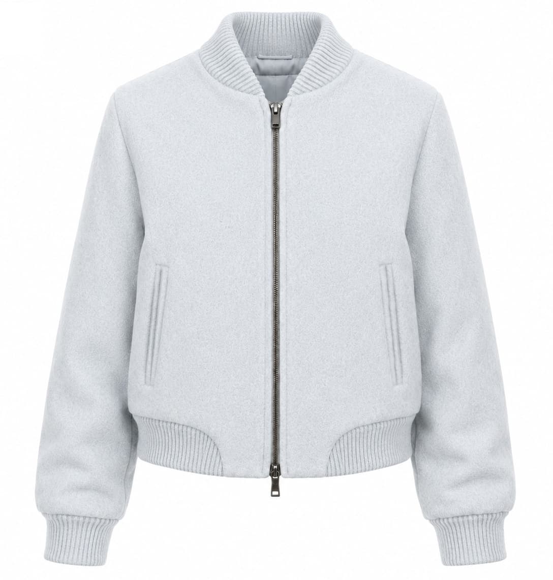 Loro Piana Tessuto Bomber capolavoro ghiaccio