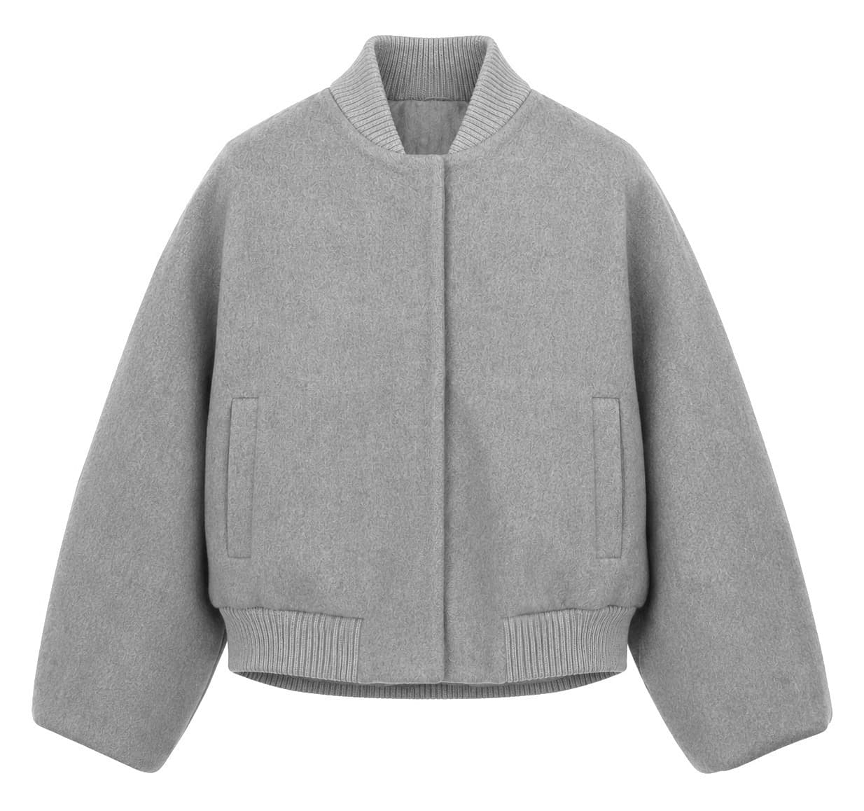 Loro Piana Tessuto Bomber capolavoro grigio