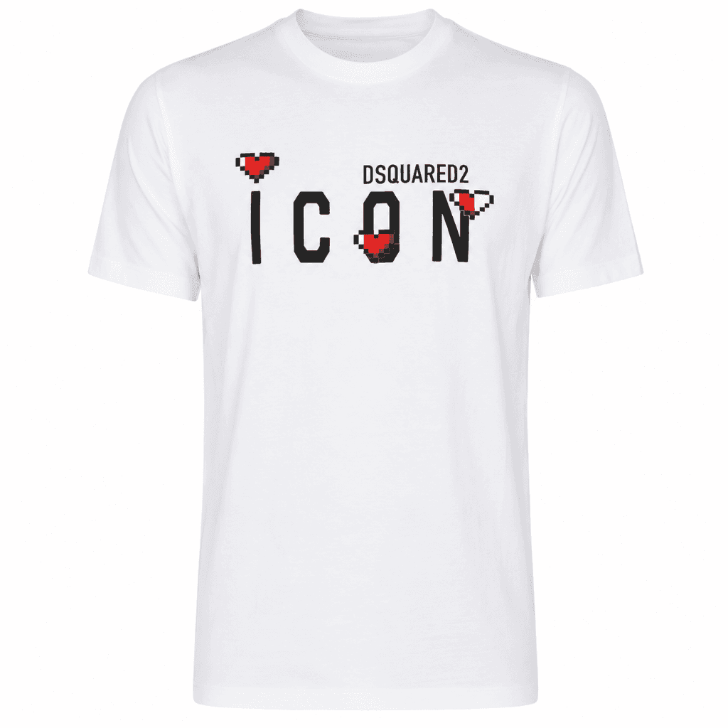 Dsquared2 T-shirt Icon Pixel heart