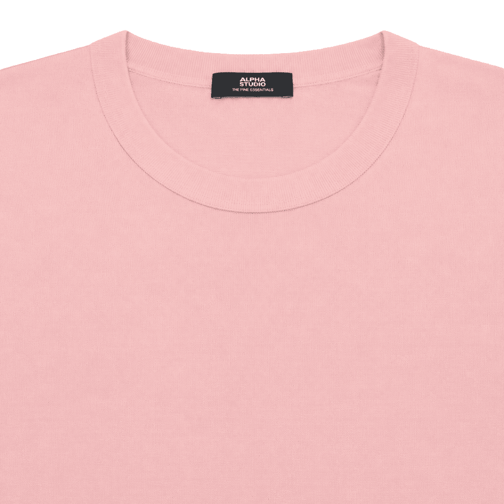 T-shirt in seta e cashmere