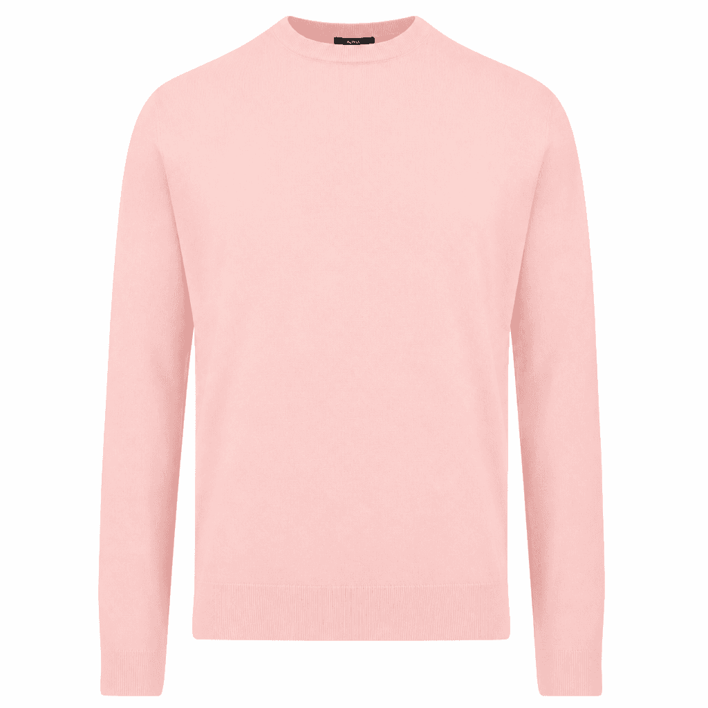 Alpha Studio Maglia girocollo seta e cashmere