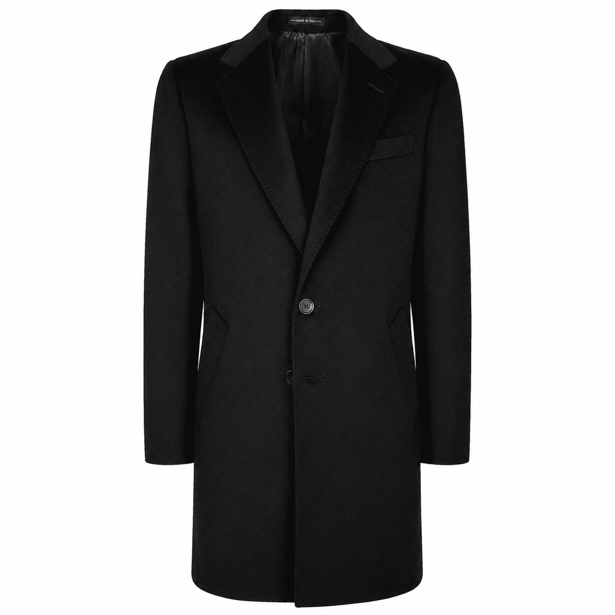 Loro Piana Tessuto Cappotto capolavoro nero