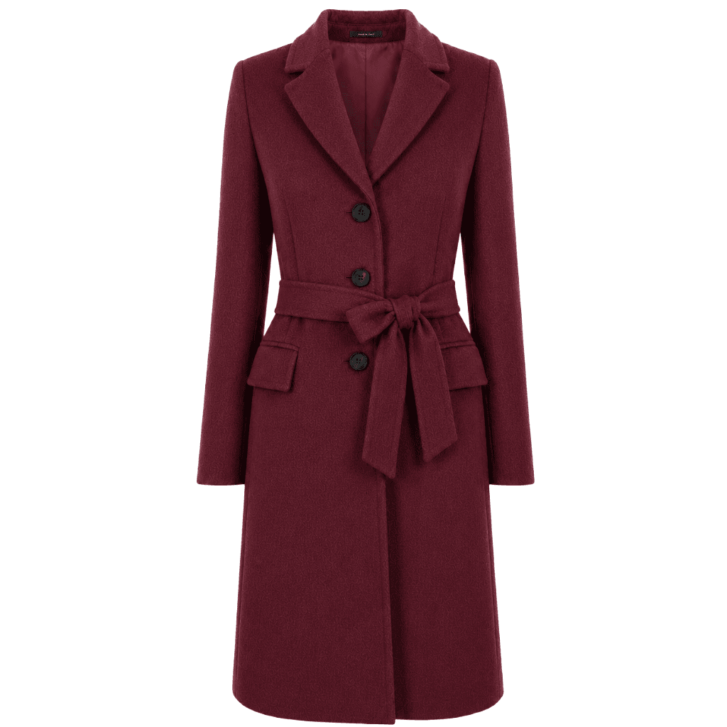 Loro Piana Tessuto Cappotto capolavoro bordeaux