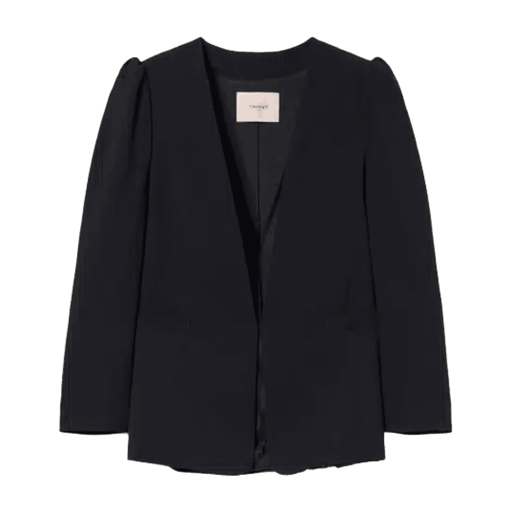 Twinset Giacca blazer con maniche a sbuffo