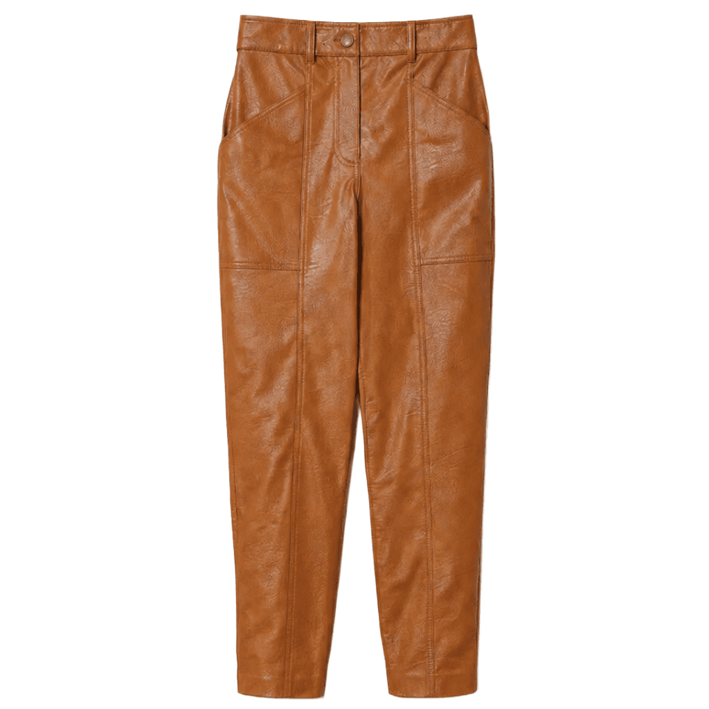 Twinset Pantaloni effetto pelle
