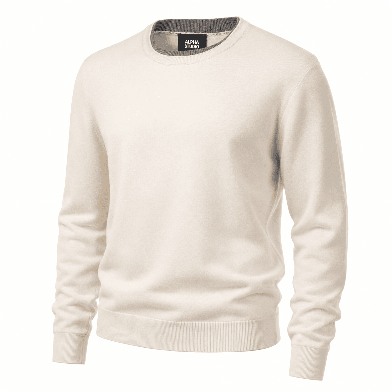 Alpha Studio Maglia doppio collo