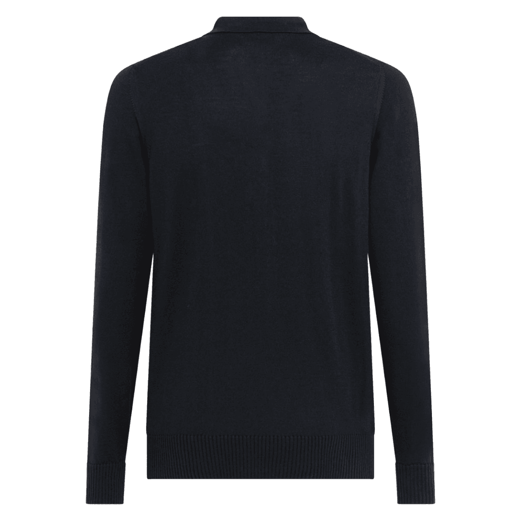 Polo slim a maniche lunghe