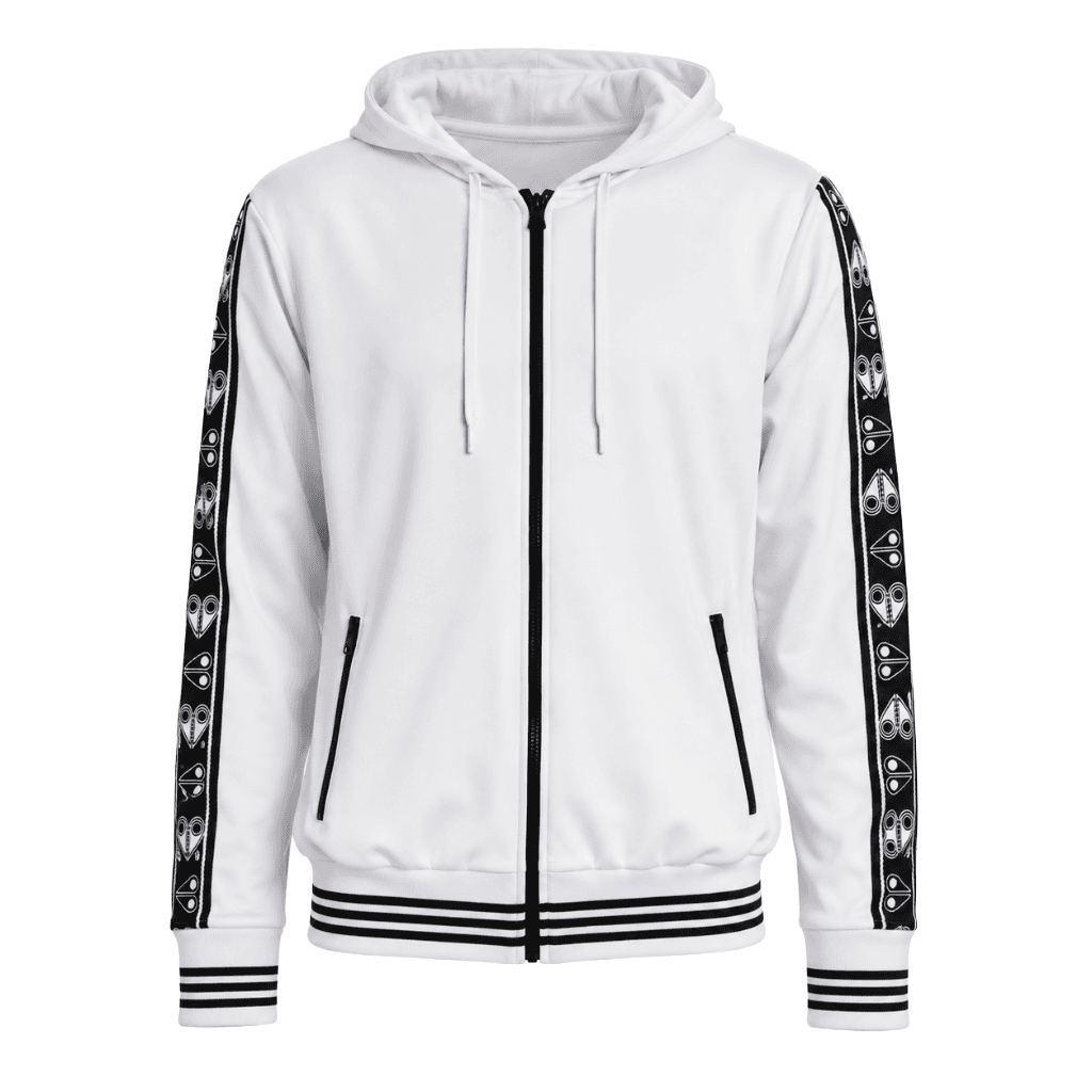 Moose knuckles Felpa track bomb white
