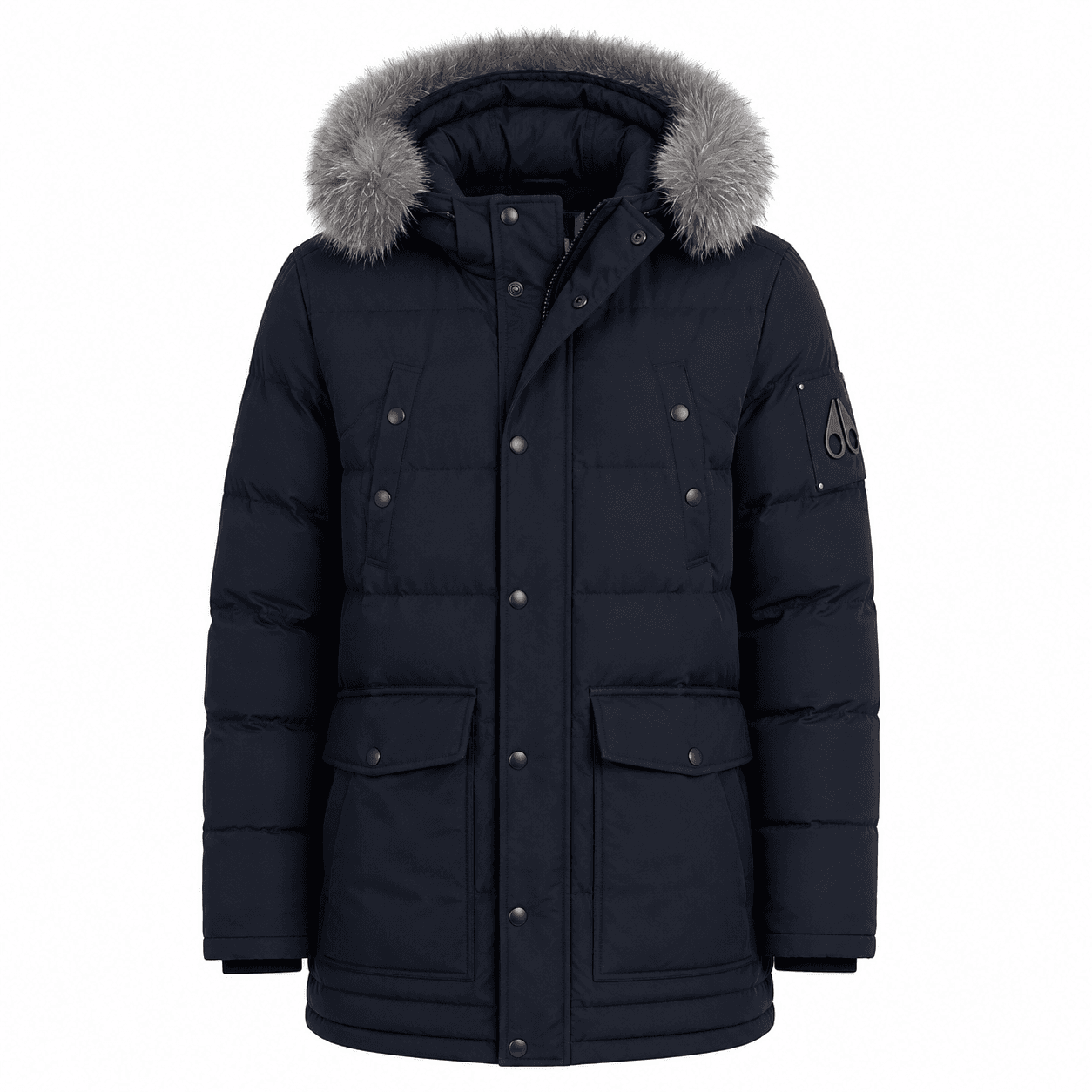 Moose knuckles Giacca lunga con cappuccio