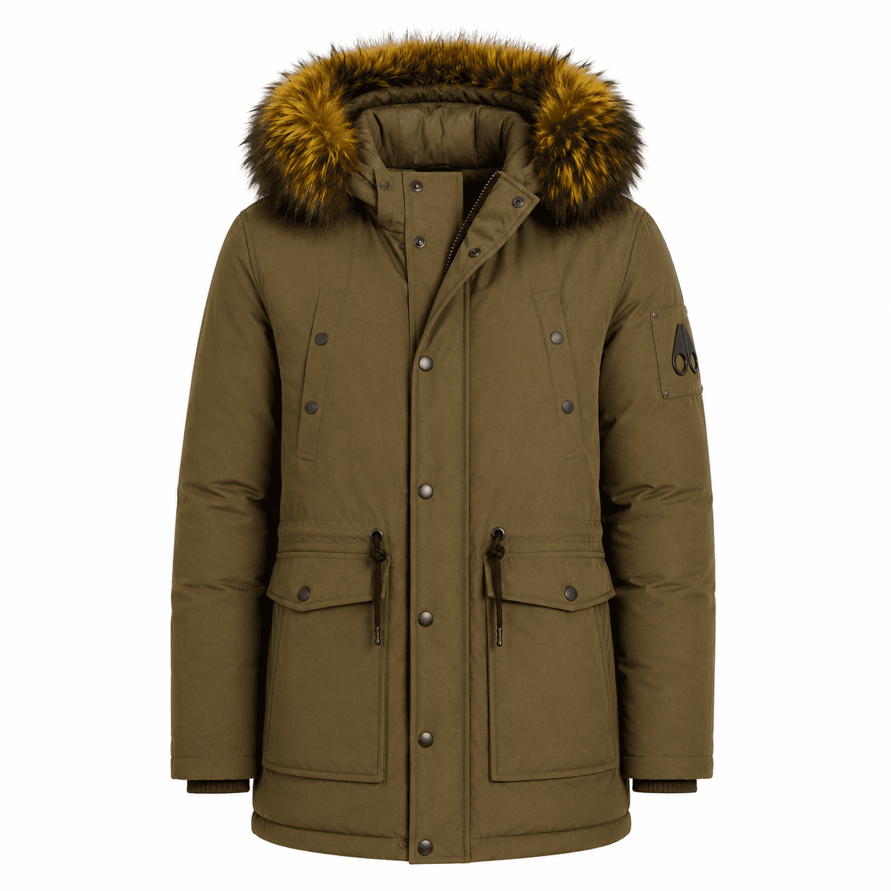 Moose knuckles Giacca lunga con cappuccio