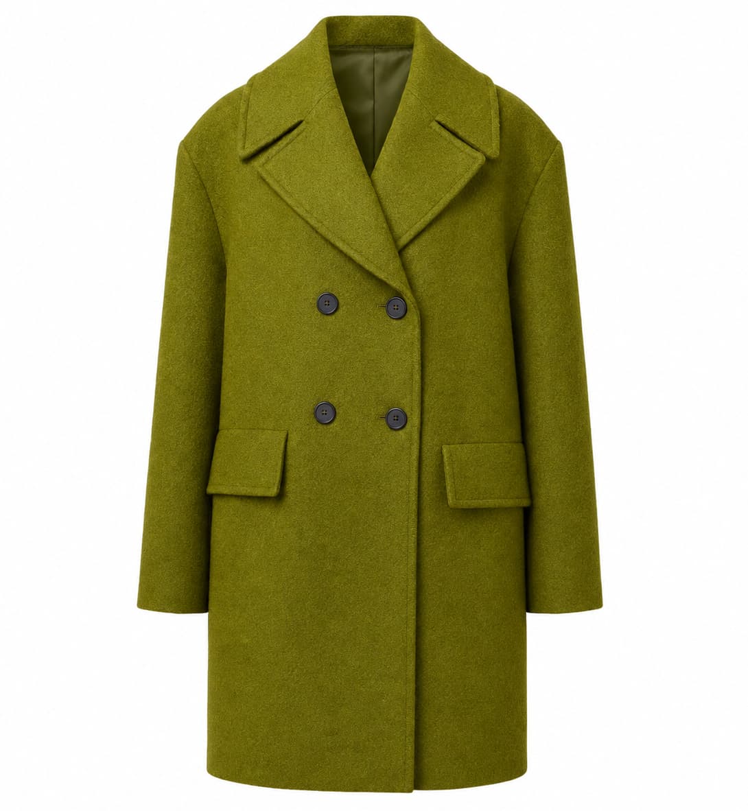 Alpha Studio Cappotto doppiopetto corto lana