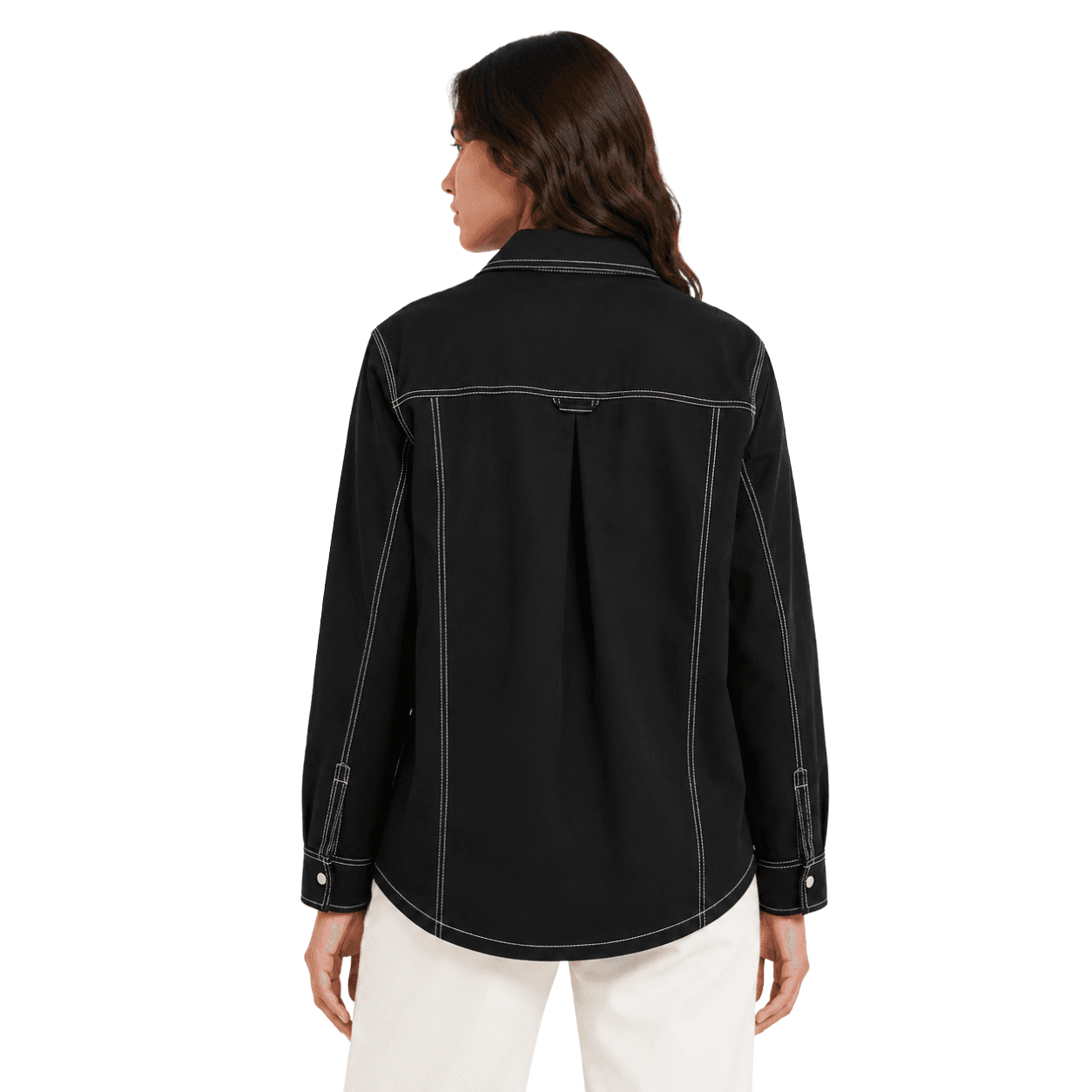 Camicia taschino con pelo