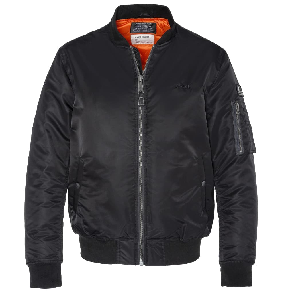 Schott NYC Airforce jacket black