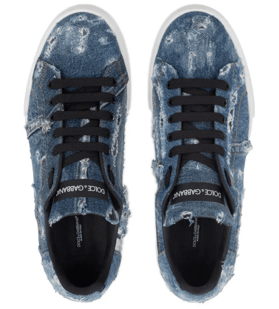 Sneakers patch denim