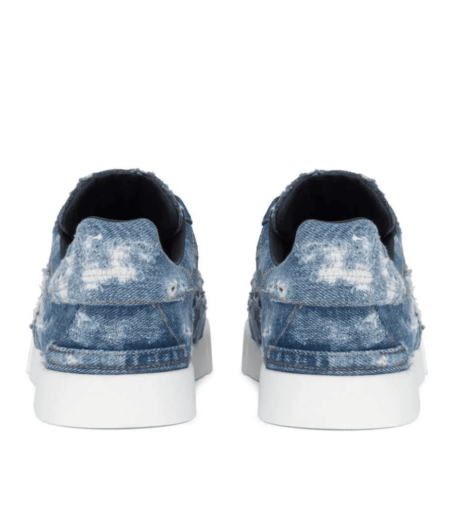 Sneakers patch denim