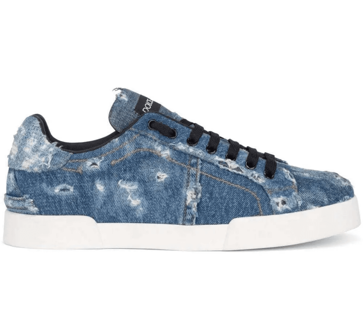 Dolce & Gabbana Sneakers patch denim