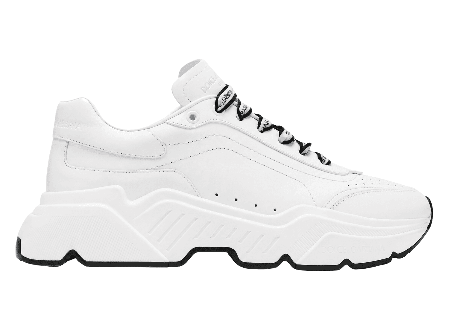 Dolce & Gabbana Sneakers vitello nappato bianco
