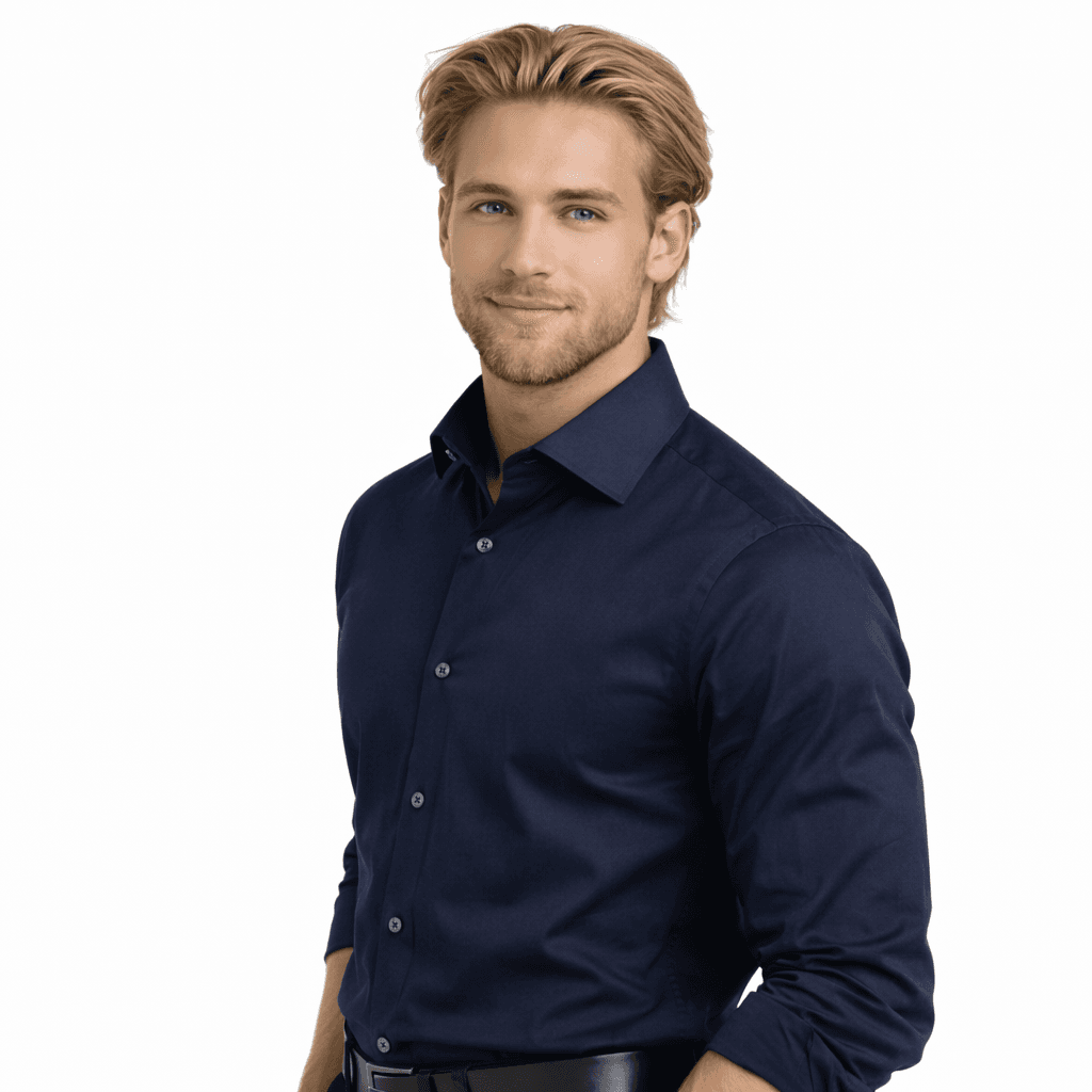 Camicia blu