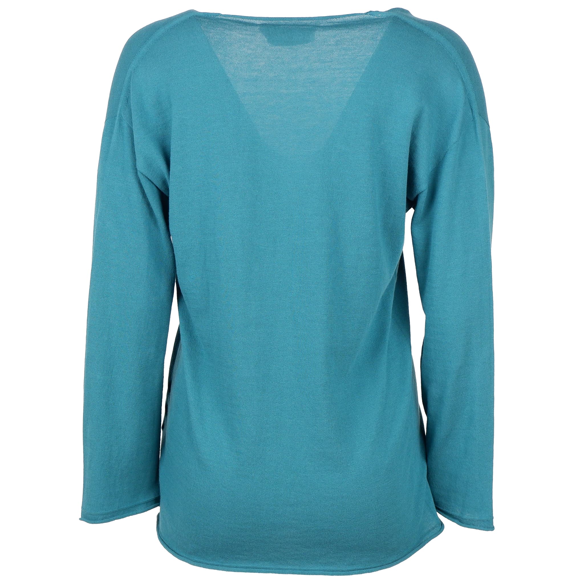 Maglia scollo V verde
