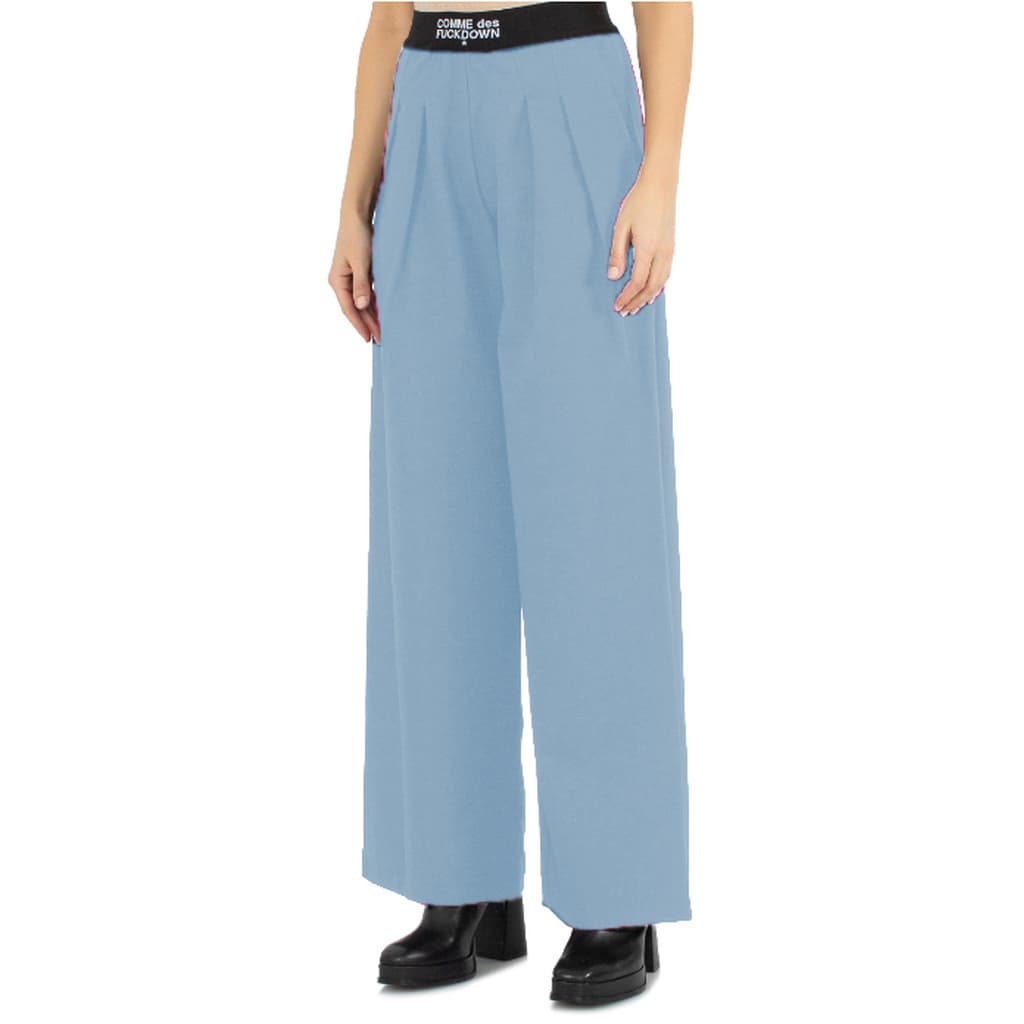 Pantaloni palazzo azzurri