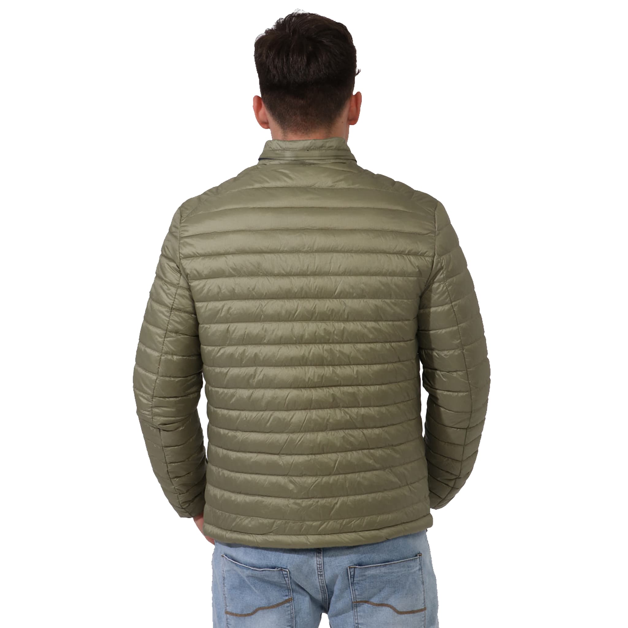 Piumino leggero verde