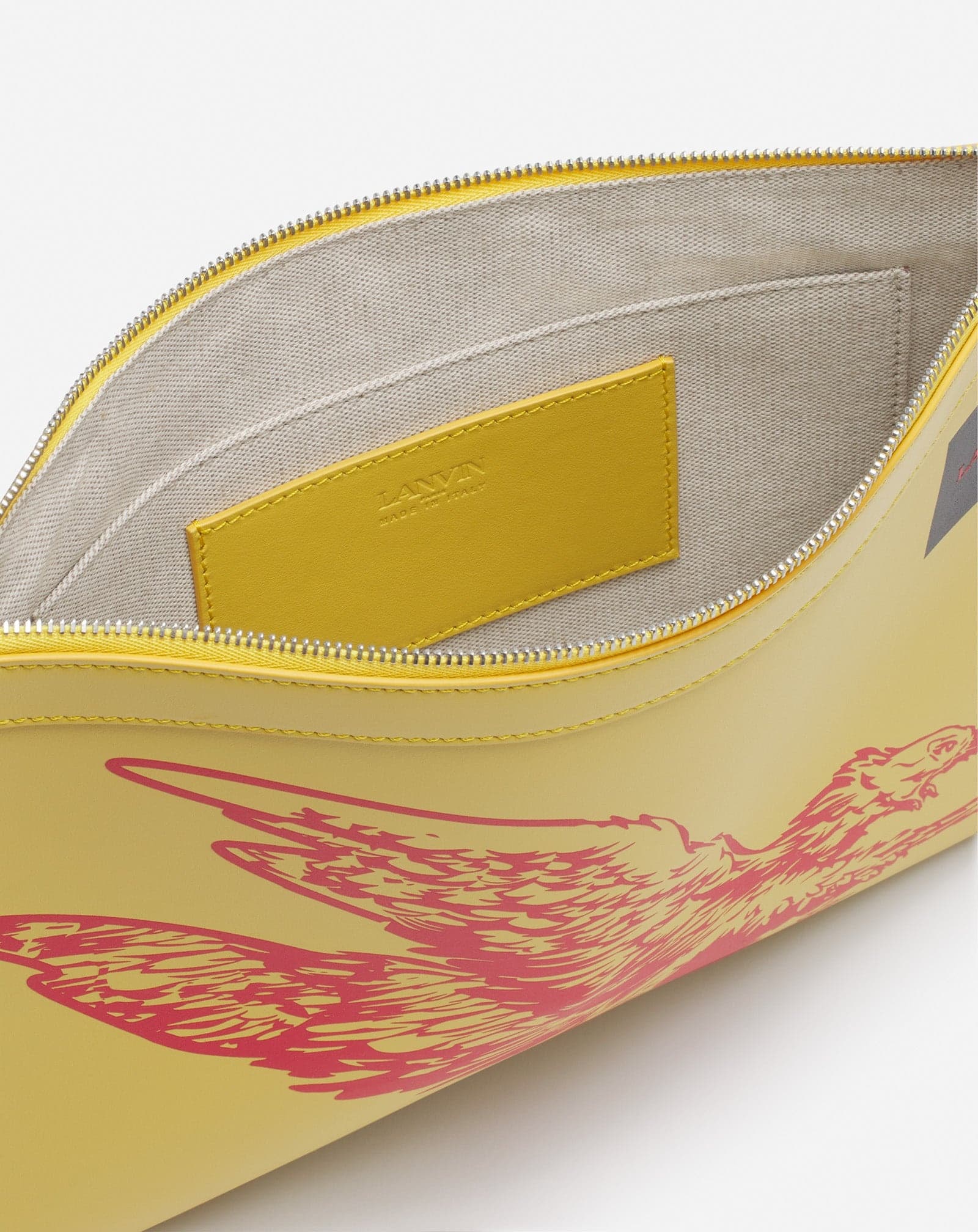 Pouch giallo Lanvin