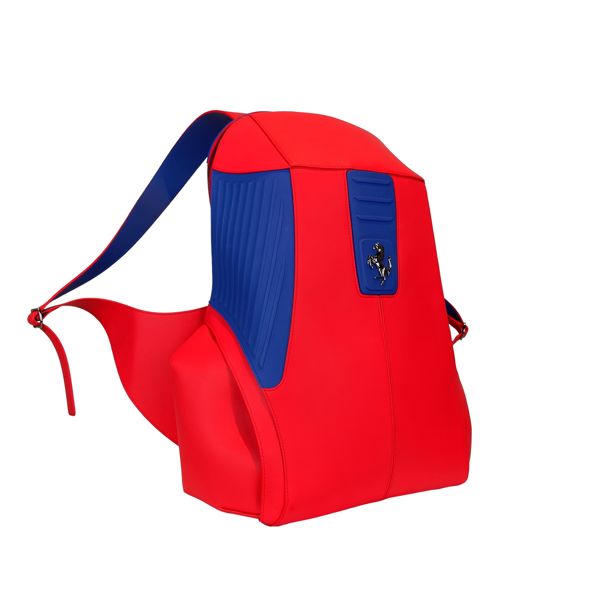 Zaino rosso e blu ferrari