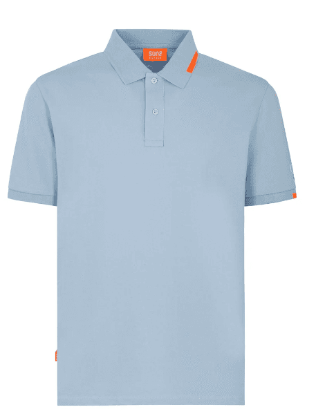 Federico tag polo azzurra