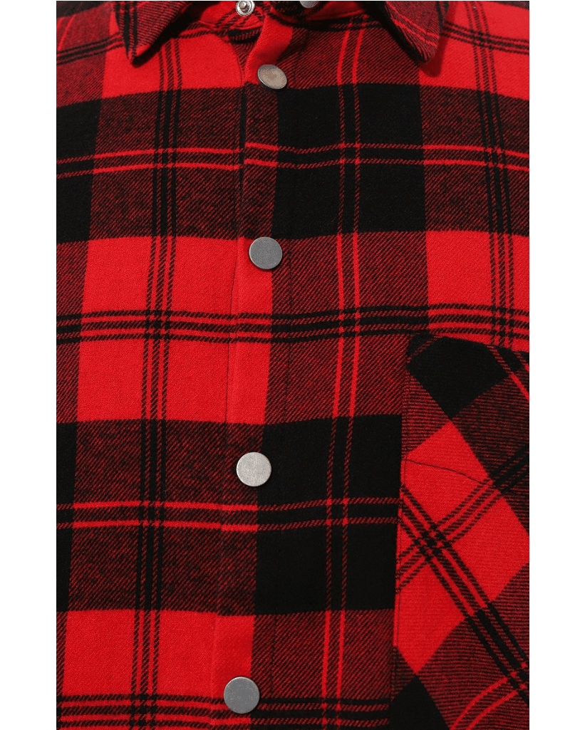 Giacca scozzese rossa