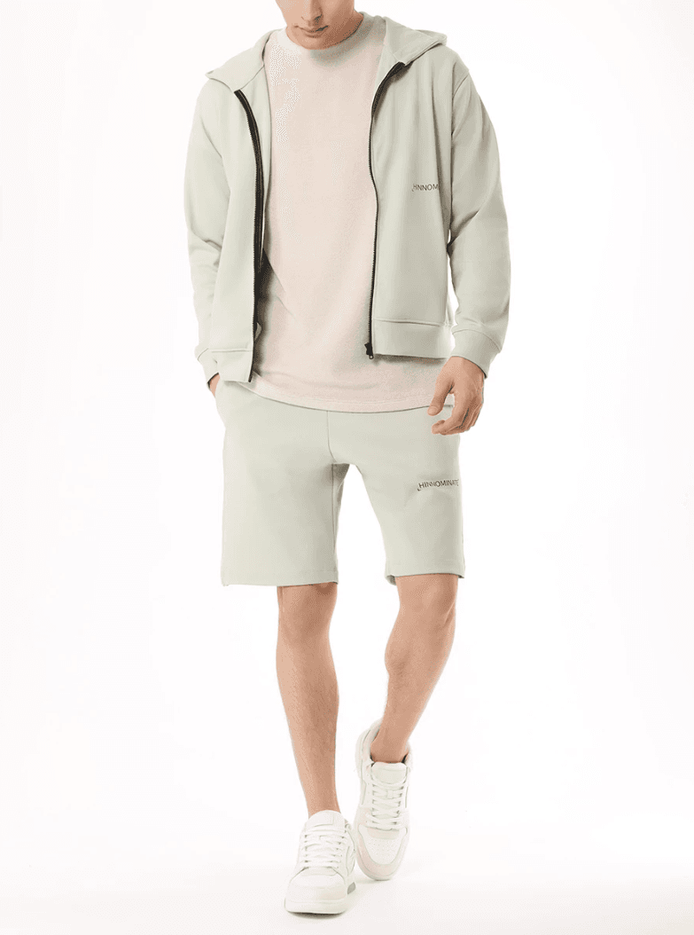 Felpa cappuccio all-zip