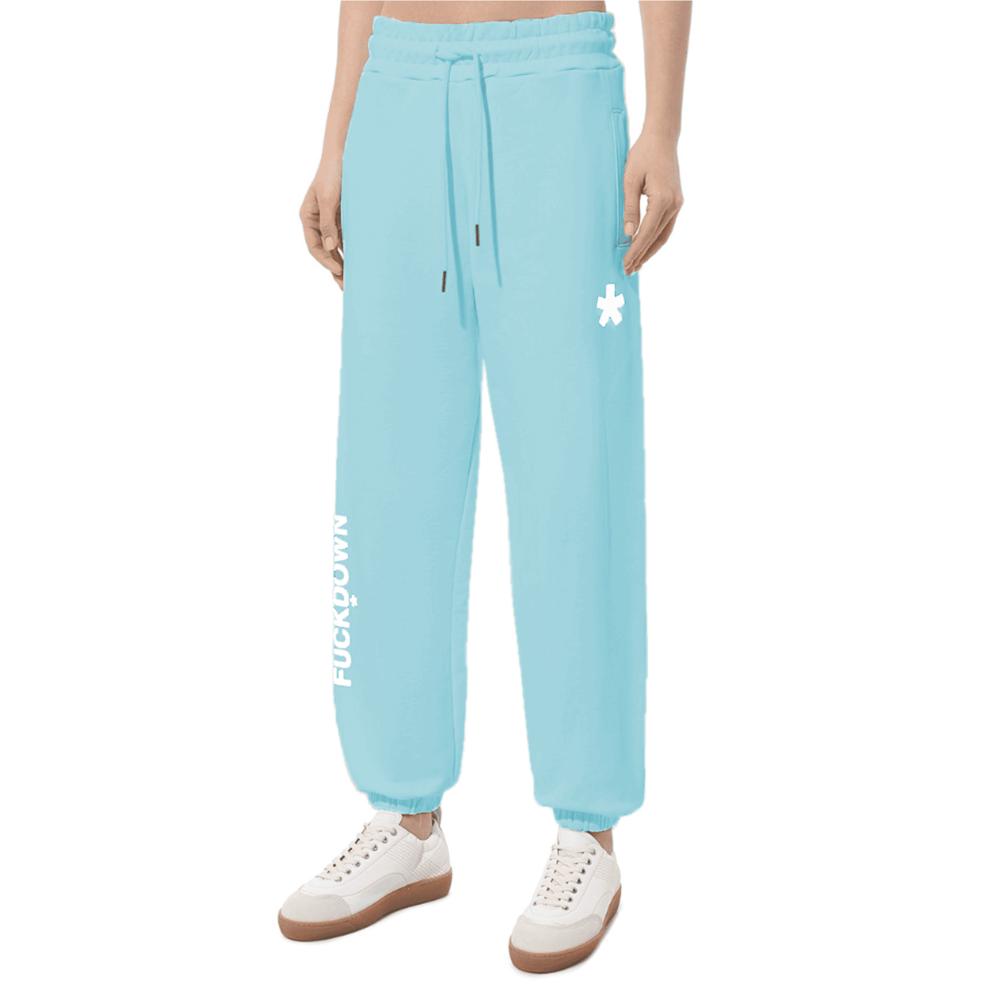 Pantaloni felpa azzurri
