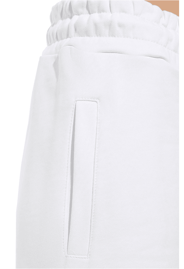 Pantaloni felpa bianchi