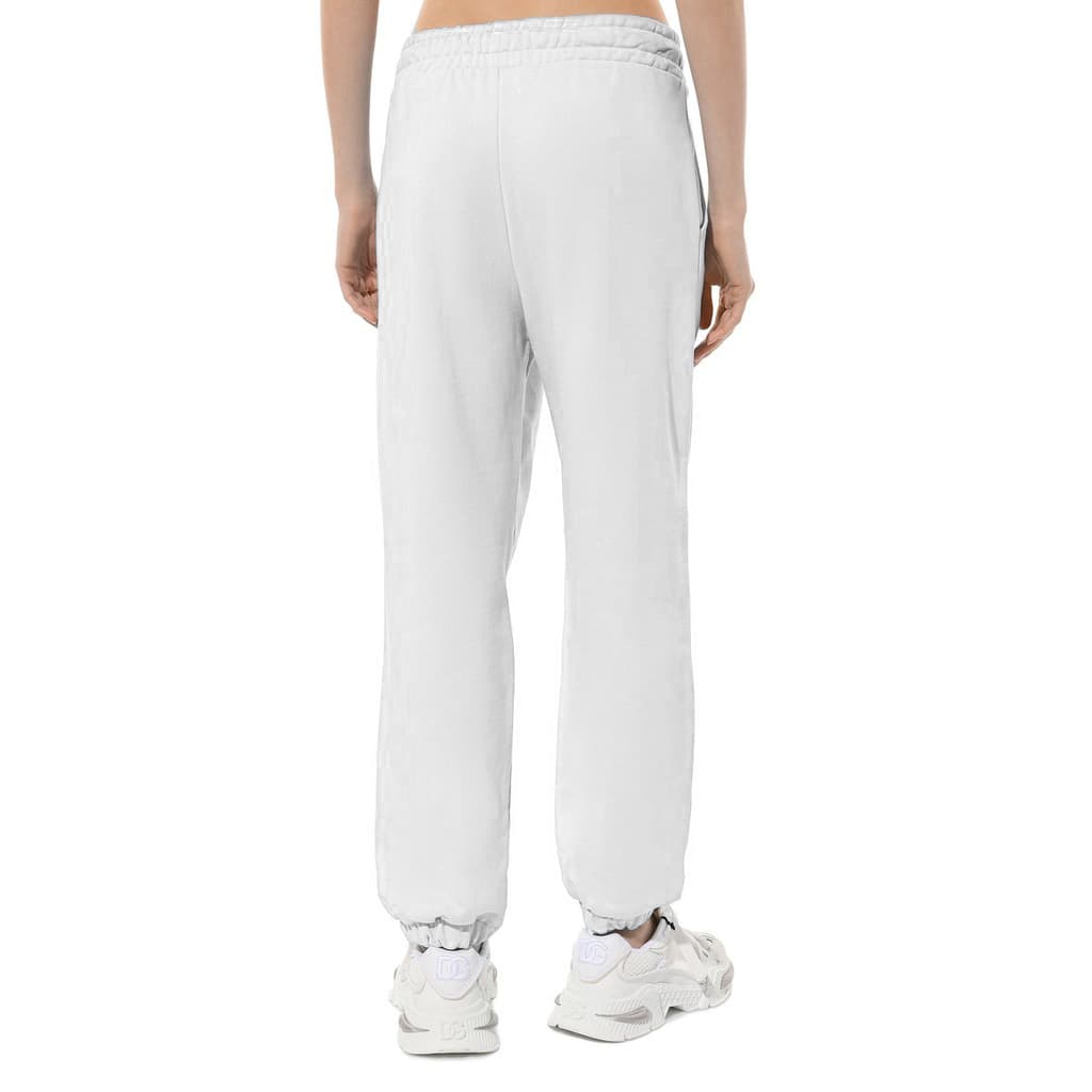 Pantaloni felpa bianchi
