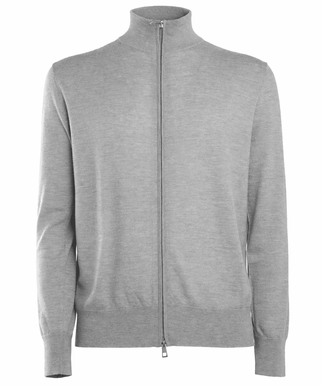 Cardigan finezza 16 grigio