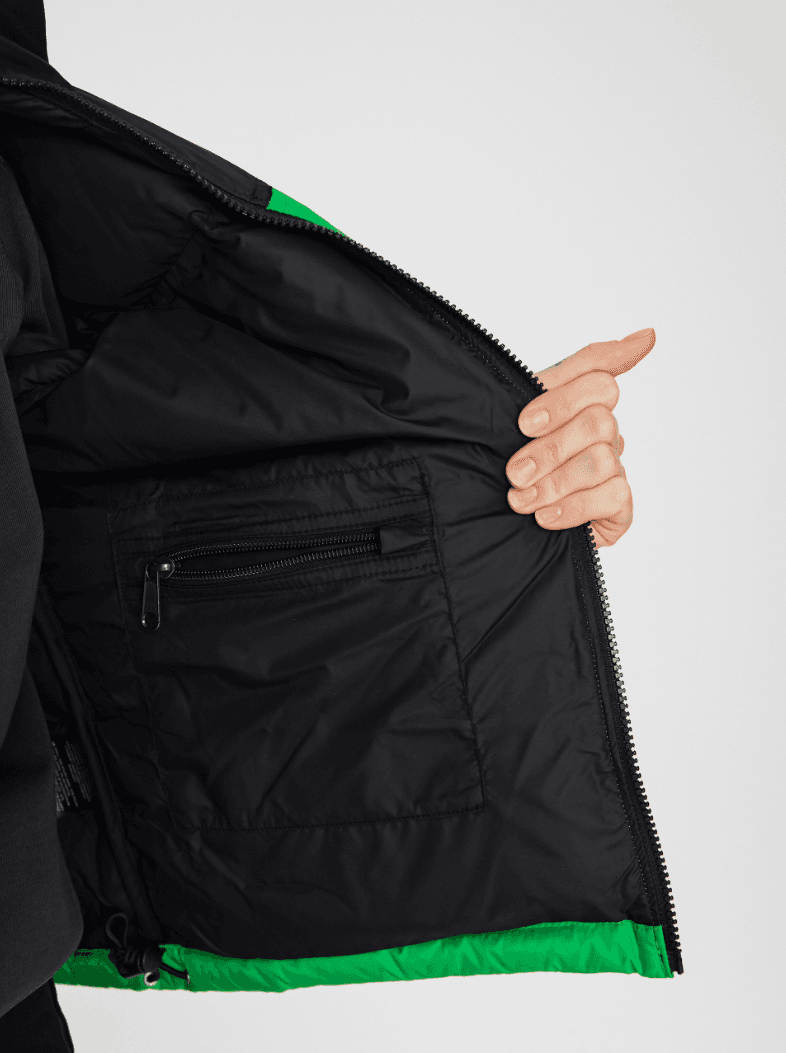 96 retro nuptse jkt optic emerald
